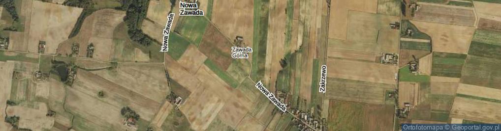 Zdjęcie satelitarne Nowa Zawada ul.